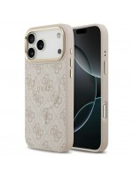 Dėklas Apple iPhone 17 Pro Guess Gold Frame MagSafe